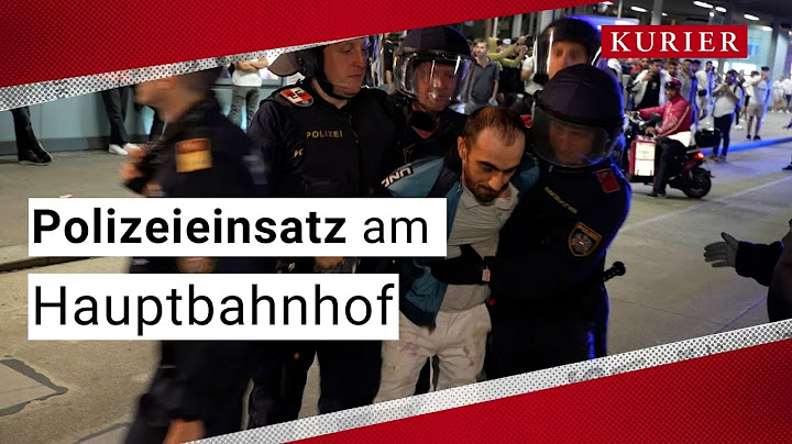 EM-Match Österreich vs. Türkei: Großeinsatz am Wiener Hauptbahnhof