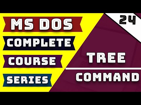 How to Write Tree Command on Ms Dos Complete Class in Part-24
