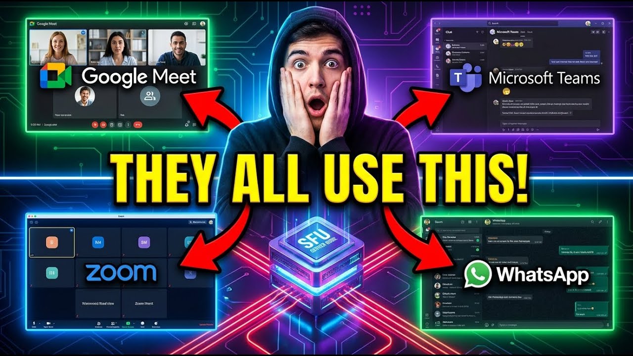 From 2 to 1000 Users: The Video Calls Scaling Problem | The System Design of a Group Video Call