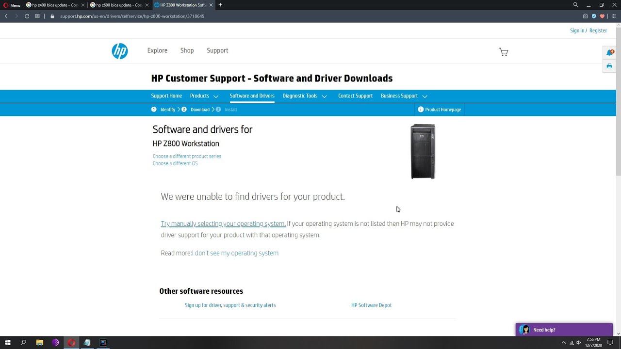 HP Z400 Z600 Z800 BIOS Update How To Video - YouTube