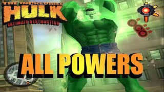The BEST HULK GAME! - All Powers and Moves - Hulk Ultimate Destruction (PS2)