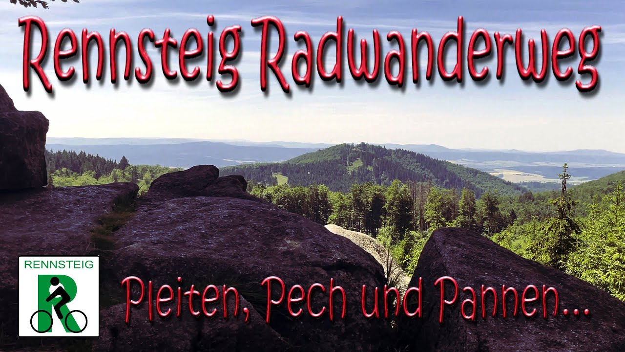 Radreise Rennsteig – Riemen gerissen, Sturz und Tourabbruch!