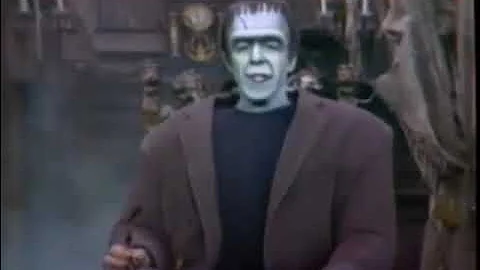 FRED GWYNNE guests as HERMAN MUNSTER on THE DANNY ...