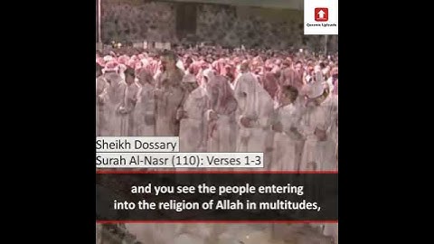 Thumbnail of Uncontrollable Tears! | Extremely Emotional Recitation from Surah Al-Nasr | Sheikh Yasser Dossary