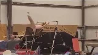 first half of my routine on bars , (maloney to tkatchev caught) (11-25-21)