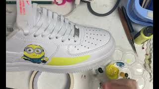 Air Force One global anime hand-painted customization, 