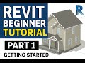Revit Beginner Tutorial – Part 1 Getting Started with the Basics