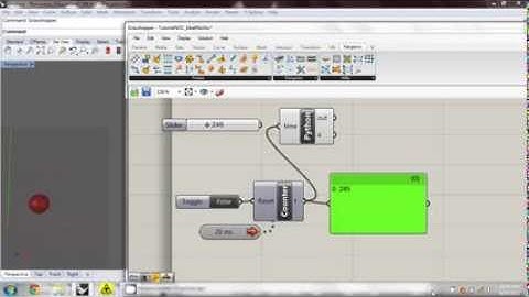 NOC Python Grasshopper: 08 Bouncing Ball without Vectors