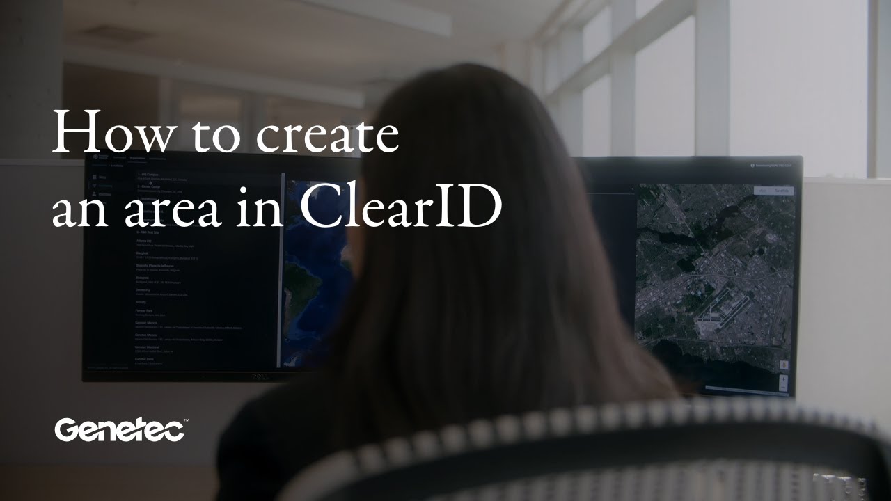 How to create an area in ClearID