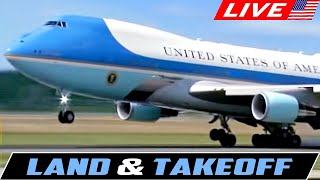 🔴LIVE- WATCH AIR FORCE ONE LAND and TAKEOFF from BUSY CHICAGO O'HARE AIRPORT | ORD PLANES SPOTTING