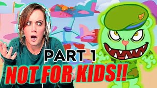 Reacting to Happy Tree Friends for the FIRST TIME! (PART 1)