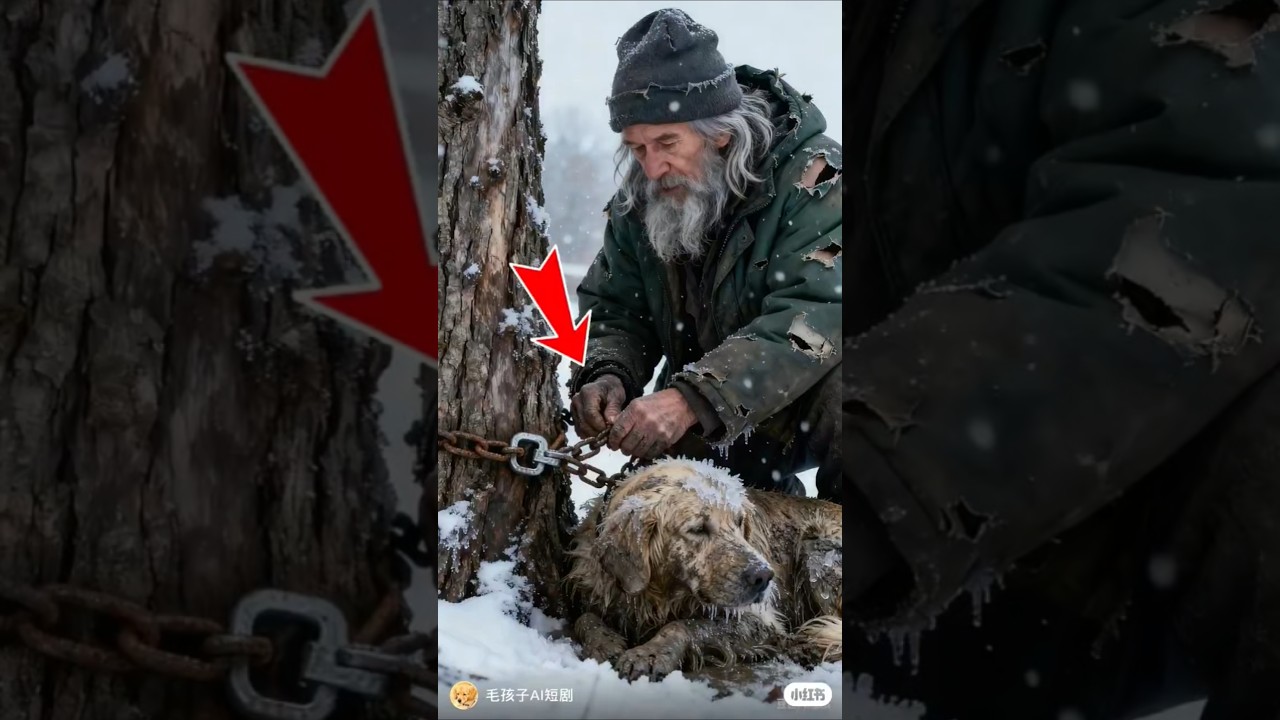“Poor Dog Shivering in Cold… Then a Hero Appears 🐶❤️” 