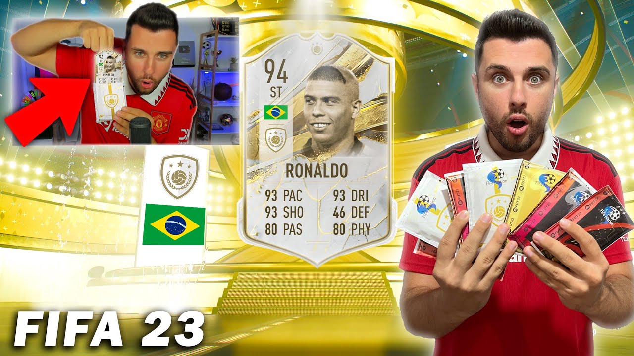 MI-A PICAT RONALDO NAZARIO DIN PRIMUL PACK OPENING IN VIAȚA REALĂ LA FIFA 23!!