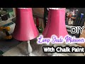 How to Paint a Lampshade With Chalk Paint / Lampshade Tutorial / DIY