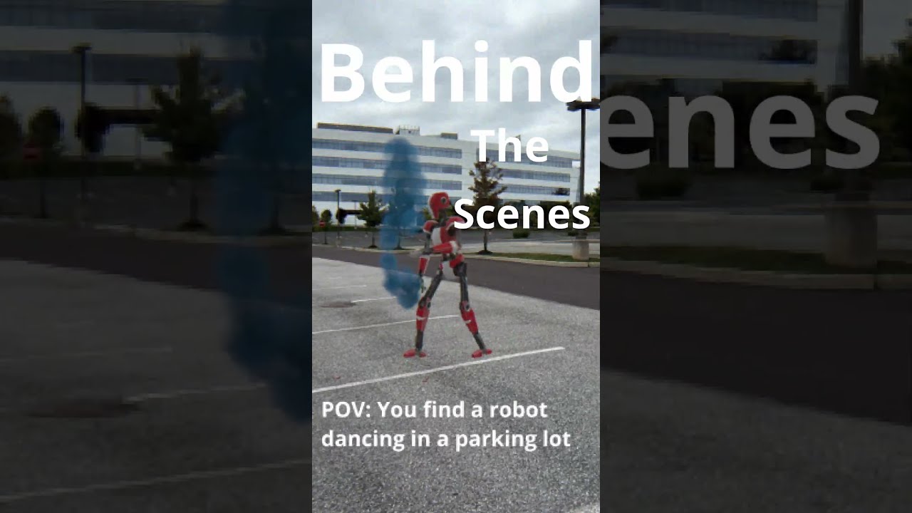 I made a robot dancing with VFX!