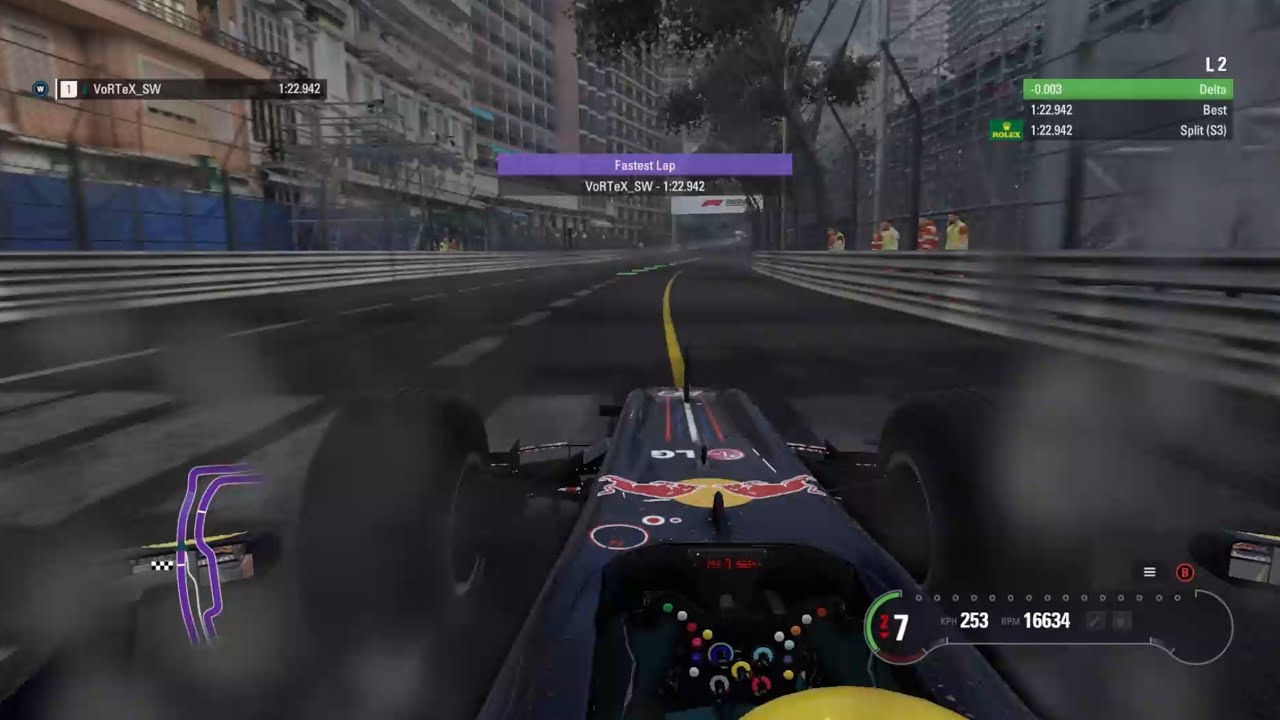 F1 2018 Classic Mode Monaco Wet Hot Lap + Setup (