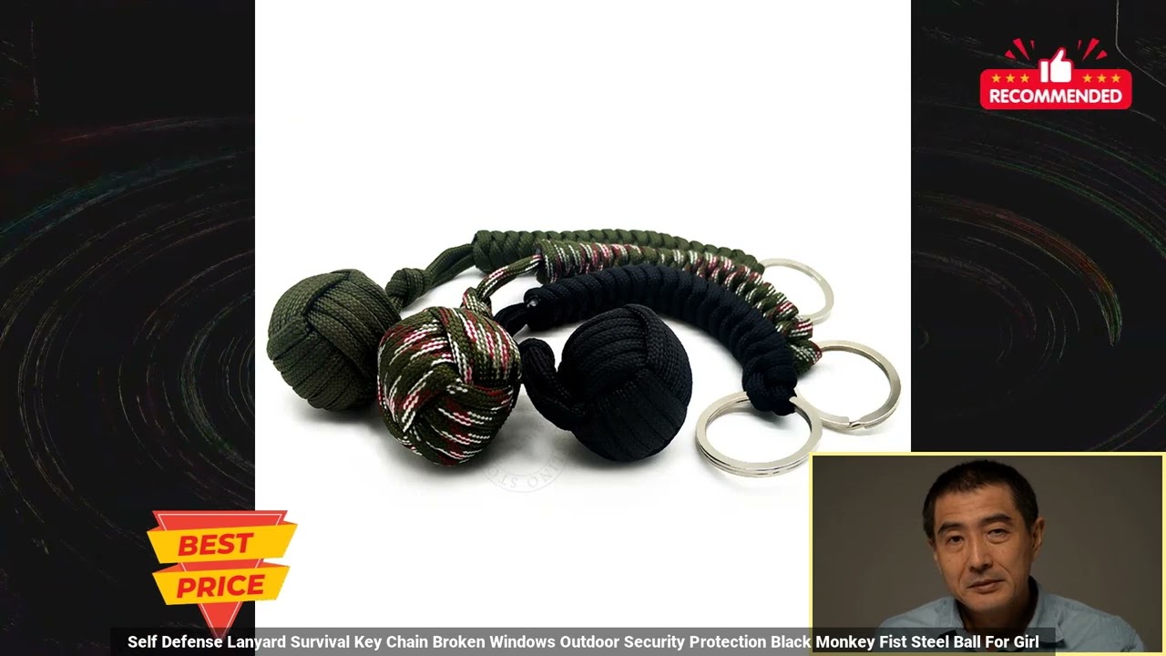 2255800298186564 Self Defense Lanyard Survival Key Chain Broken Windows Outdoor Securit