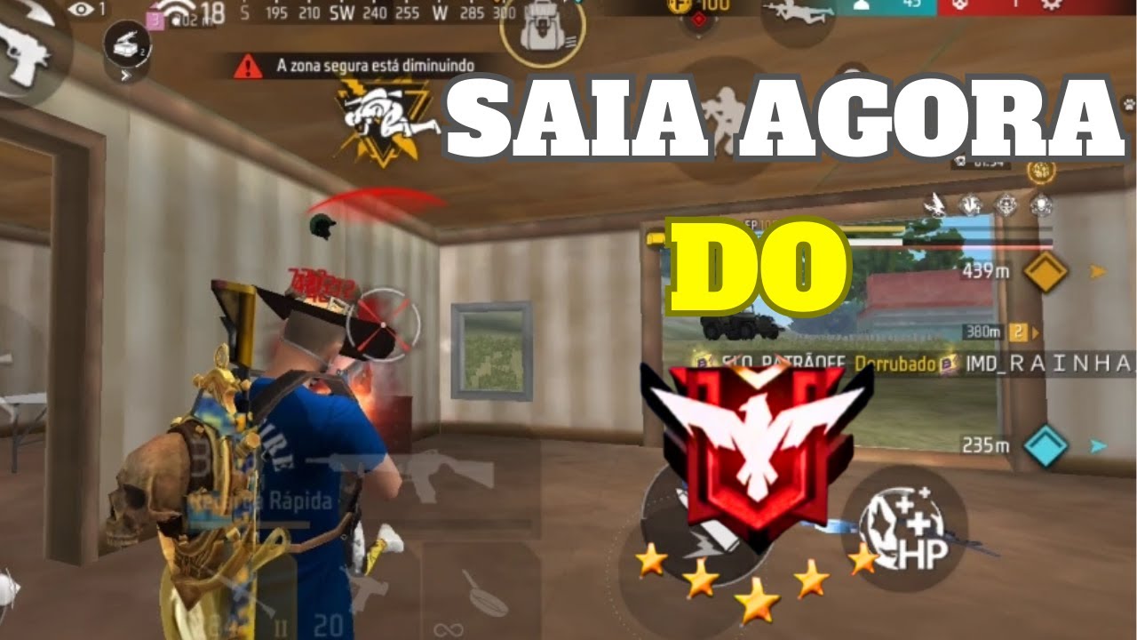 5.200 PONTOS! MESTRE 5 ESTRELAS NO FREE FIRE SOLO RANQUEADA! 