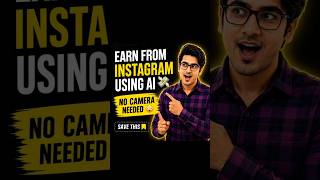 Earn from Instagram using AI #shorts #viral