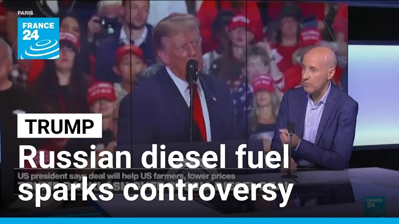 Trump’s use of Russian diesel fuel, at Ukraine’s expense, sparks controversy in the US