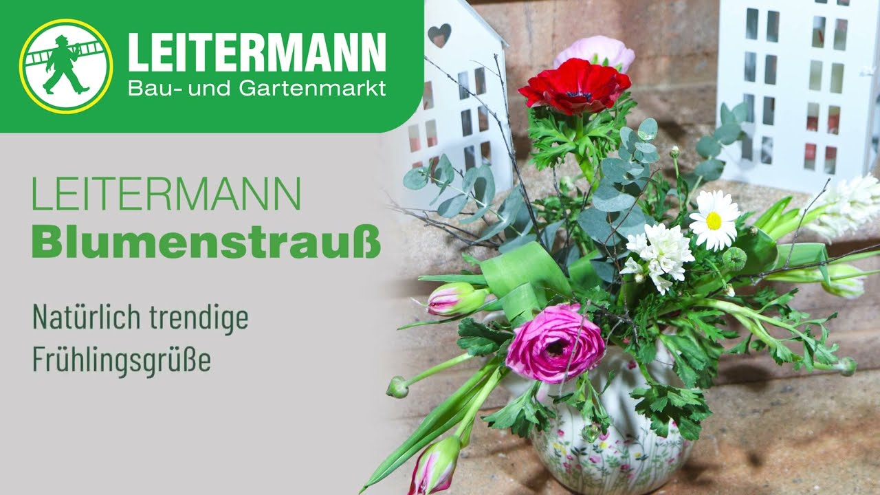 Strauß „Frühlingsgrüße“ selbst arrangieren