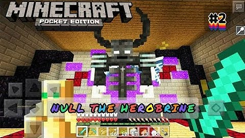Minecraft PE | ADVENTURE SERIES | #2 | Null the new herobrine