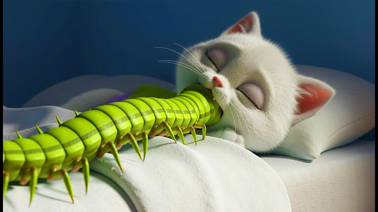 😲 OMG 🐛 The Kitten is in Big Trouble 🥺 Little Kitten’s Unbelievable Bug Story
