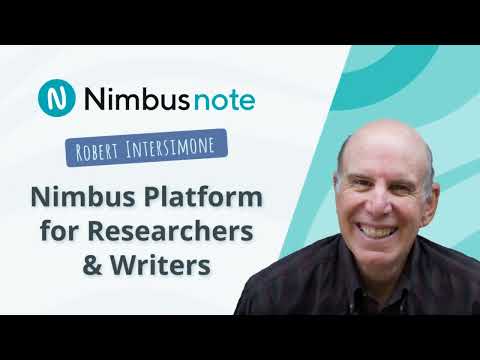 How To Use Nimbus Note for Researchers and Writers