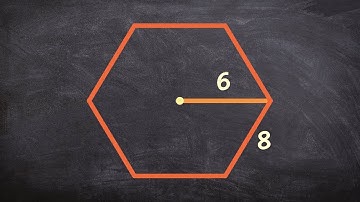 How to determine the area of a regular hexagon