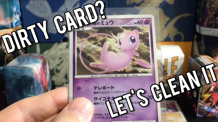 How to Lightly Clean Your Pokemon Cards