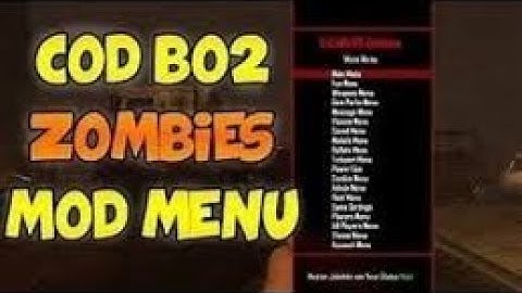 Call of duty Black ops 2 Mod menu working on pc (zombies)