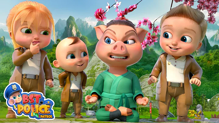 Kung Fu Power! Police vs Sneaky Max | Kids Adventure Cartoon | Billion Surprise Toys