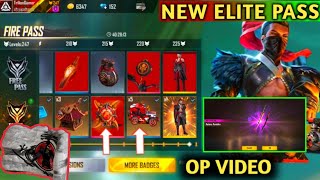 New Elite Pass🤫, Get Free Gloo Wall✅, Katana Skin | Free Fire New Elite Pass Full Details