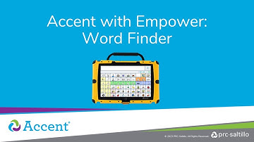 Word Finder Tutorial on Accent with Empower