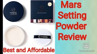 Mars Trend Setter Setting Powder #review #mars #demo#makeup