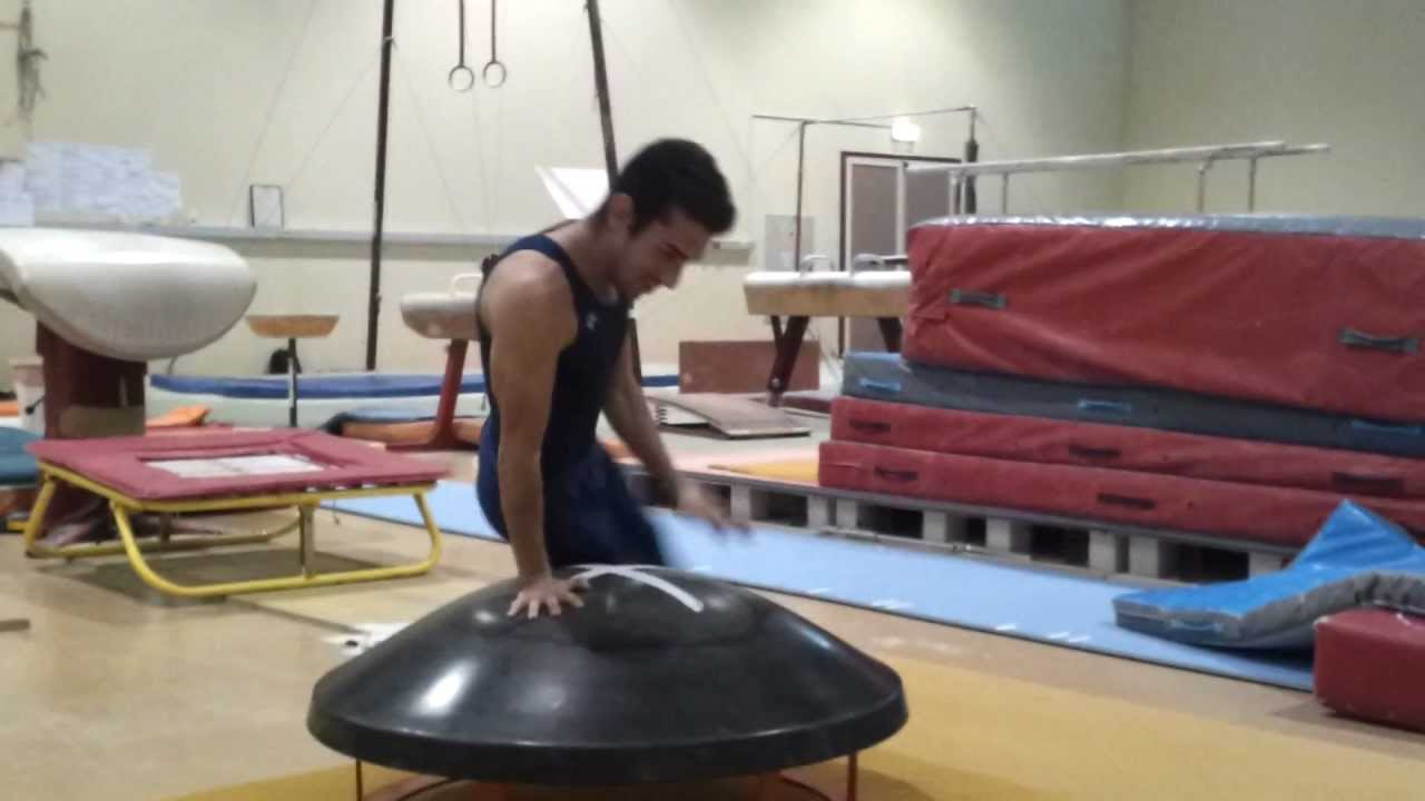 mushroom training for pommel horse 2011 hadar yosef YouTube