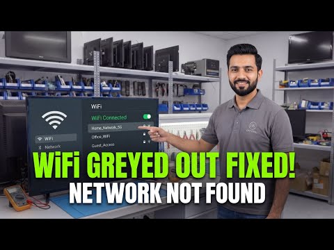 WiFi Greyed Out on Smart TV? Fix the "WiFi Turned Off" Error (Wi-fi Not Found)