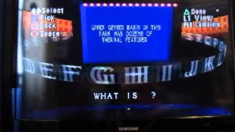 Jeopardy! Playstation Run Game 3: Part 2