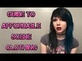 ☆dressing scene on a budget║overview of a scene kid's basic wardrobe☆