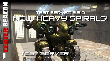 War Robots | Test Server 2.5.0 - New Heavy Spirals!