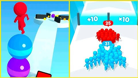 Looking good satisfying count Master vs stack rider android ios gameplay adventure