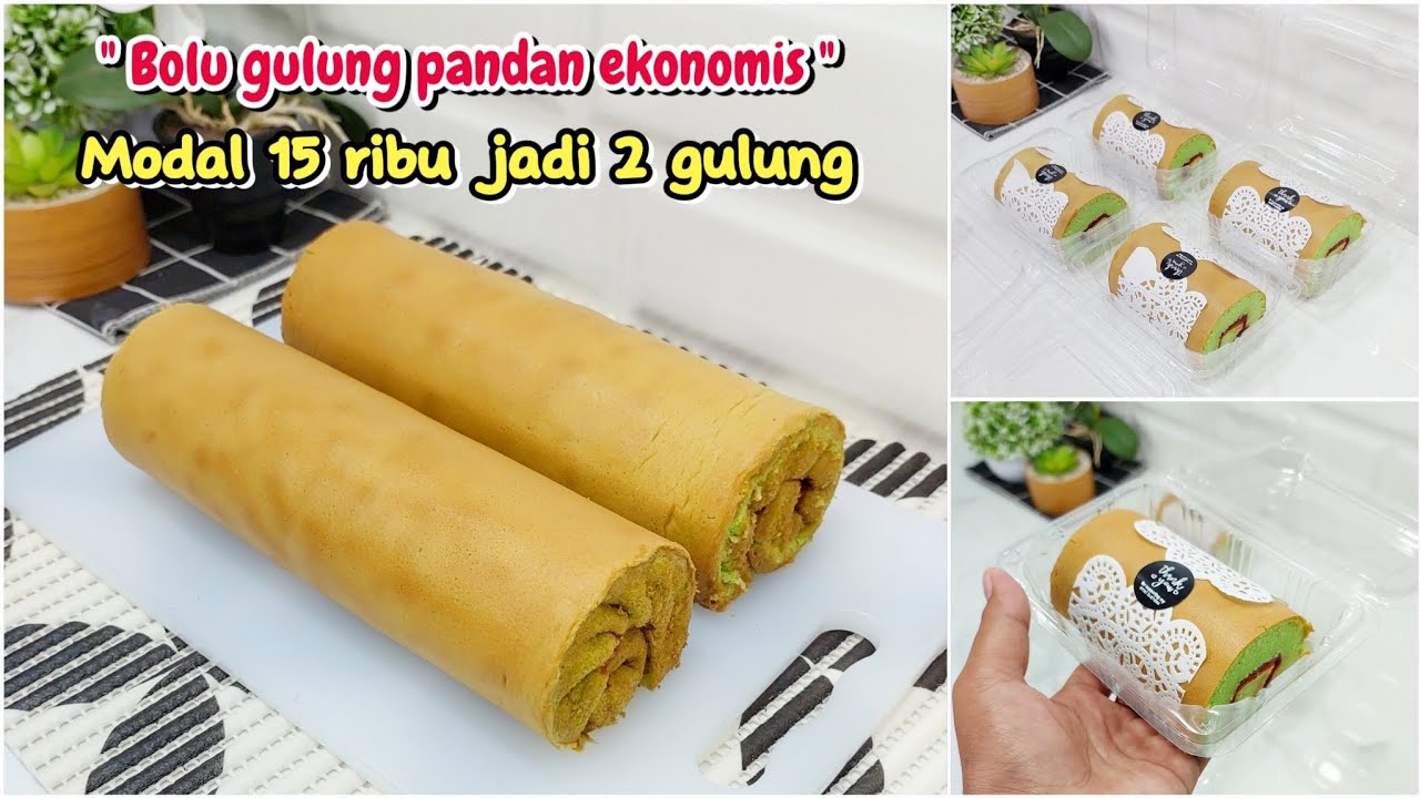Resep bolu gulung yang wajib dicoba pemula‼️anti lengket,paling mudah dan anti gagal👌#bolugulung