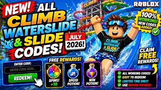 NEW All Climb Waterslide and Slide Codes July 2026   FREE Spins, Speed Potion & Win Potion! screenshot 4