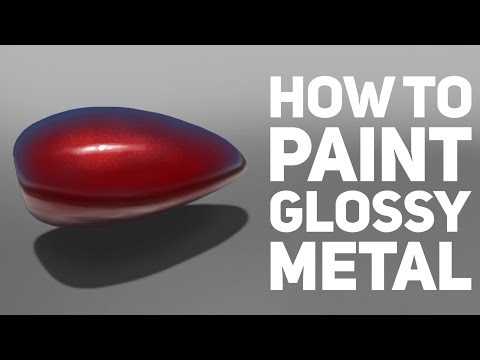 How to Paint Glossy Metal