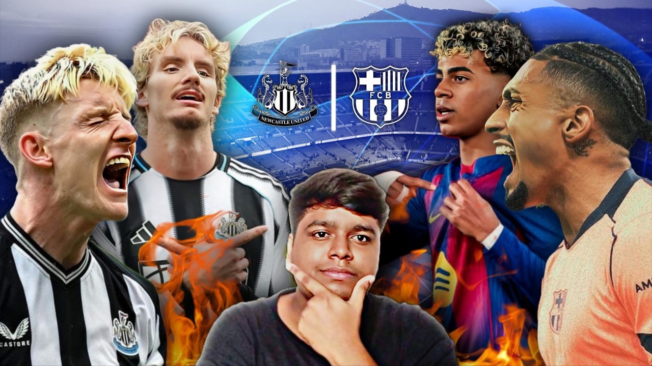 Newcastle United vs Barcelona | UCL NIGHT | LIVE WATCHALONG & REACTION | MOKSH