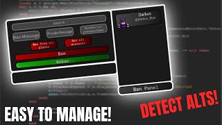 HOW TO MAKE A BAN SYSTEM ON ROBLOX STUDIO - BAN ALT ACCOUNTS! (2026 UPDATED)