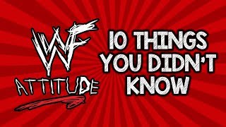 10 Things You Didn't Know About WWE's Attitude Era