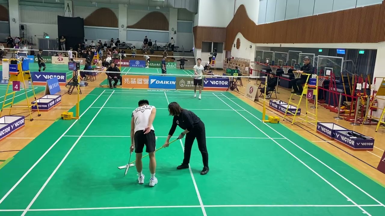 2026第一次全國羽球排名賽【男乙單會內32強】西湖實中 王柏森 vs 勇源東吳大學 陳品宏 （僅第三局）