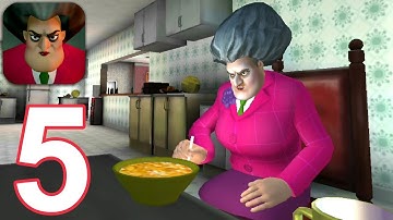 Scary Teacher 3D - Gameplay Walkthrough Part 5 - Trouble in A Bowl (iOS,Android)