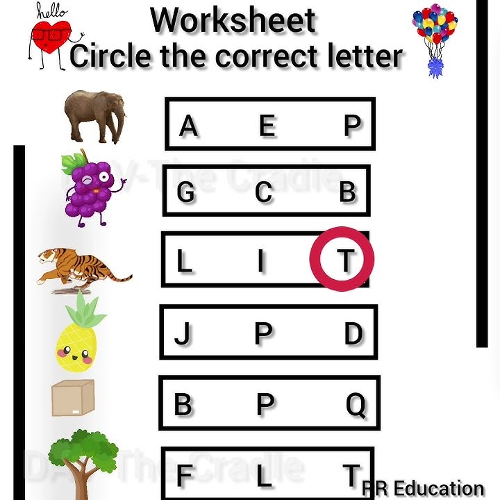 worksheet-circle-the-correct-alphabet-for-the-picture-kids-special-learning-youtube